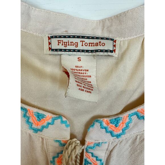 Flying Tomato Short Sleeve Mini Dress Women's Size Small - Picture 3 of 3